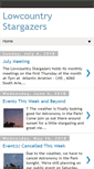 Mobile Screenshot of lowcountrystargazers.org