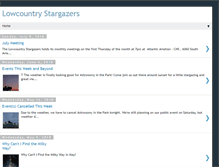 Tablet Screenshot of lowcountrystargazers.org